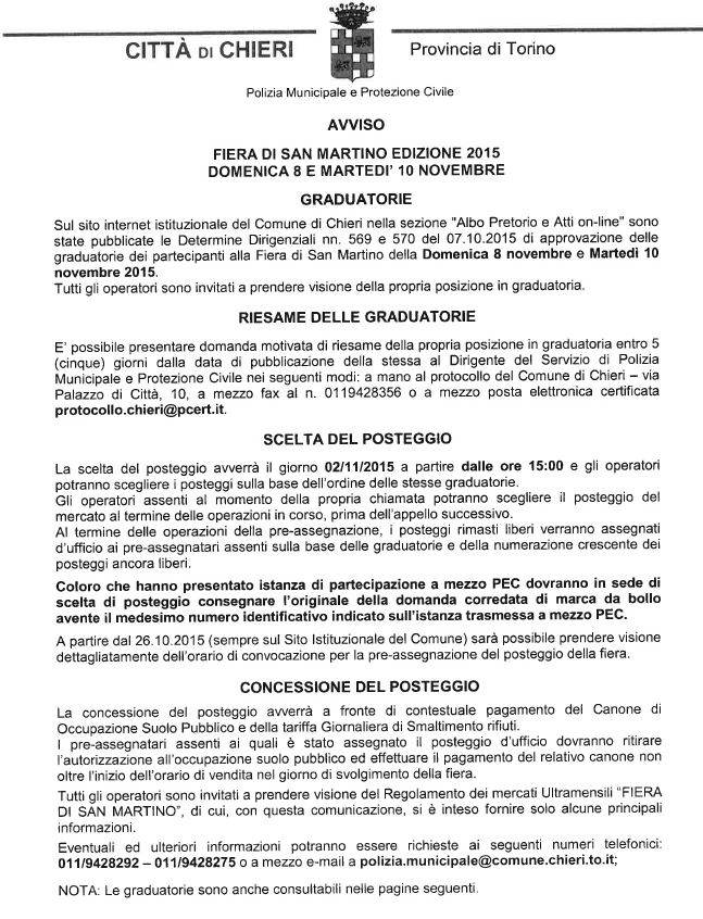 convocazione